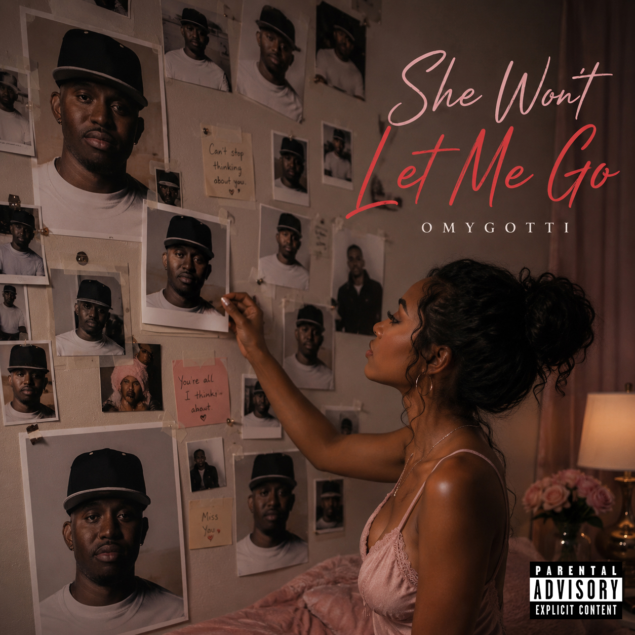 She Won't Let Me Go single cover by OMYGOTTI