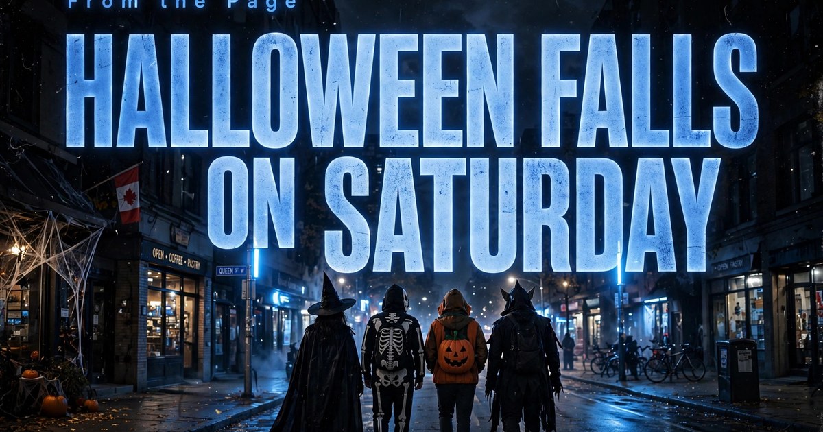 From the Page: Halloween Falls on Saturday