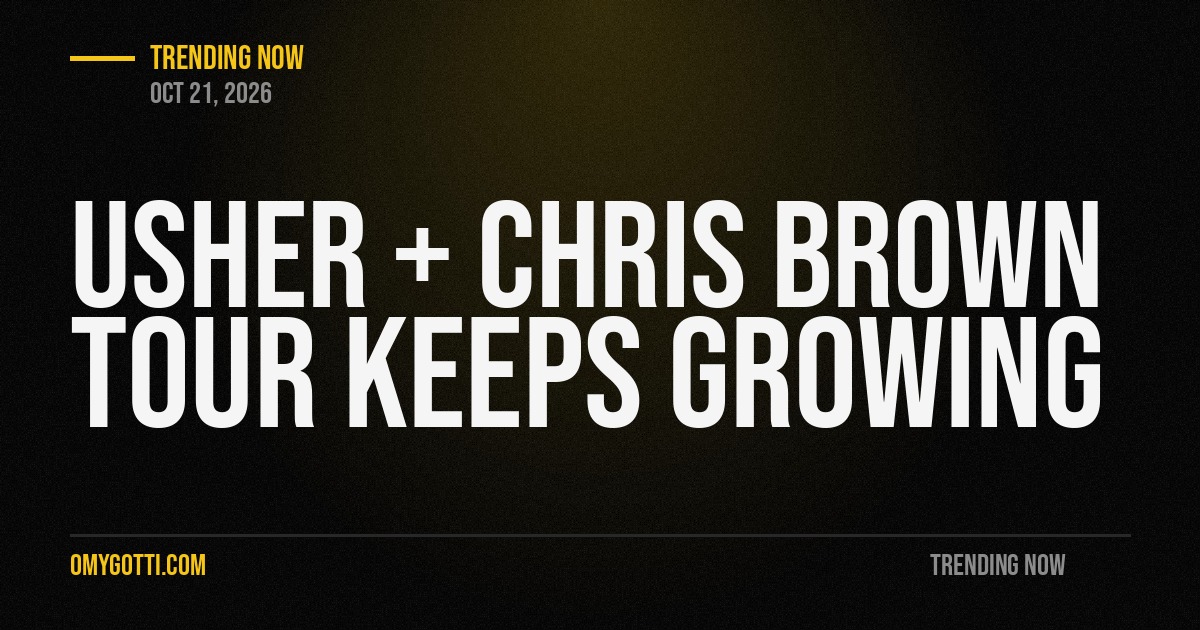 Usher Chris Brown Tour Keeps Growing